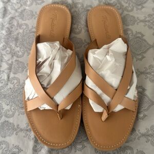 Madewell Boardwalk Thong Sandal size 10